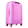 Средний чемодан Mandarina Duck LOGODUCK с расширительной молнией на 70 л из поликарбоната Розовый